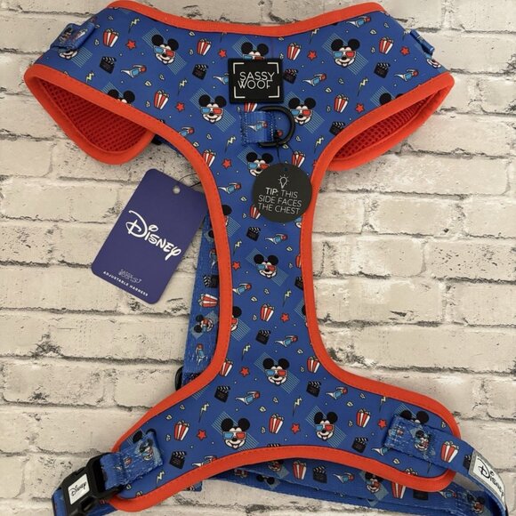 Sassy Woof Disney Mickey Mouse Dog Harness Size XL NWT - Picture 1 of 3